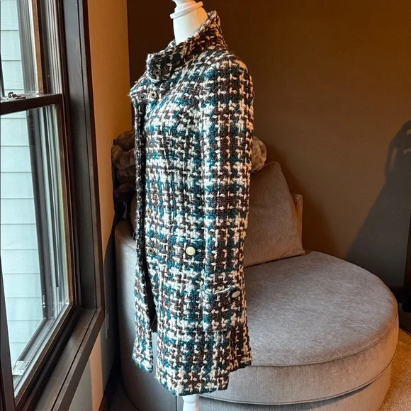 Arden B Textured Wool Blend Coat - Picture 3 of 8